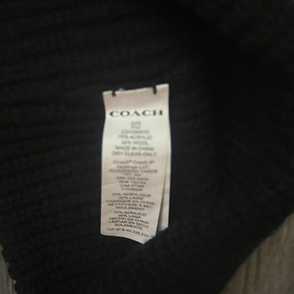 Coach Women's Black Hat - Picture 4 of 4